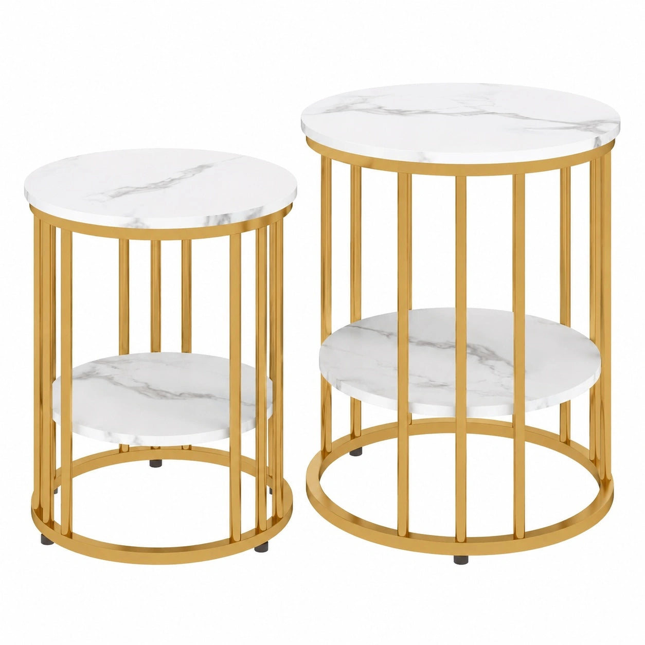 tables-basses-rondes-effet-marbre-avec-cadre-en-acier-et-etagere-de-rangement-lontr11660st